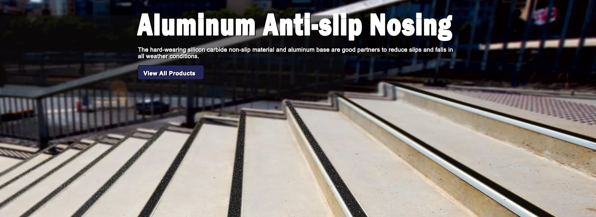 Anti-slip stair treads and stair nosings by Goeasy