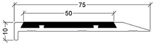 TH-1535 Non-Slip Flat Stair Nosing – Model
